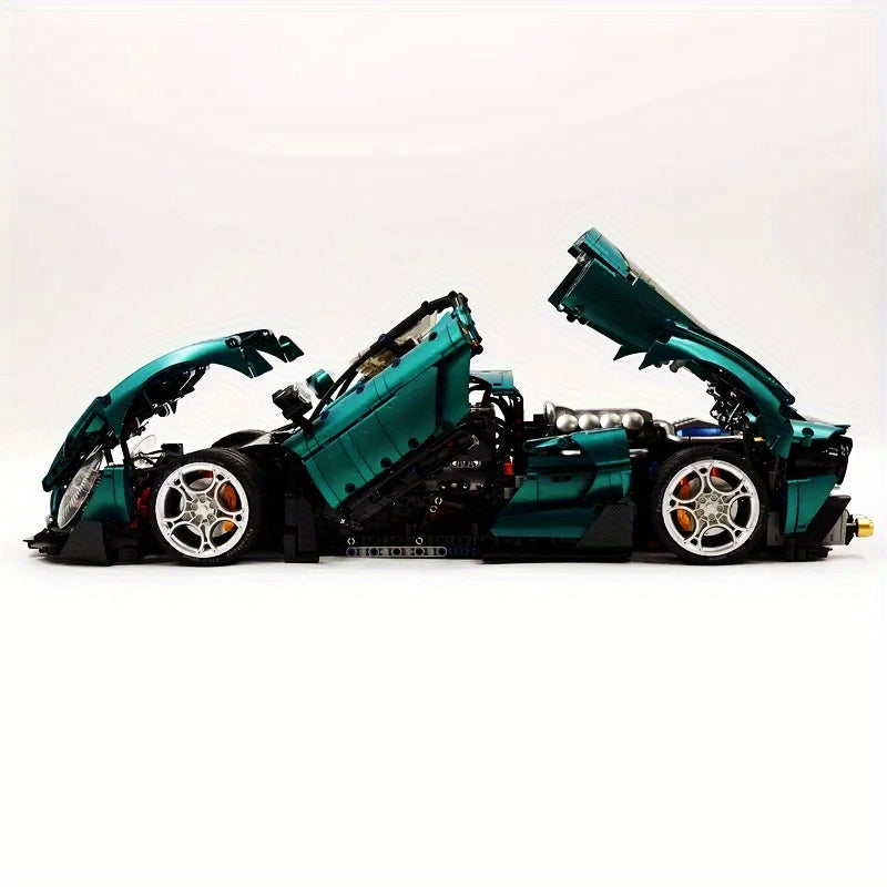 sports car building blocks assembled building block model, splicing simple operation, suitable as a birthday, Christmas, Halloween, Thanksgiving, New Year, party gift