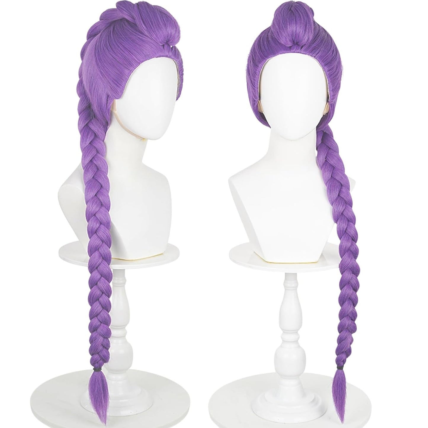 Purple Braiding Hair Extensions – Synthetic Pre-Stretched Jumbo Hair for Halloween & Cosplay