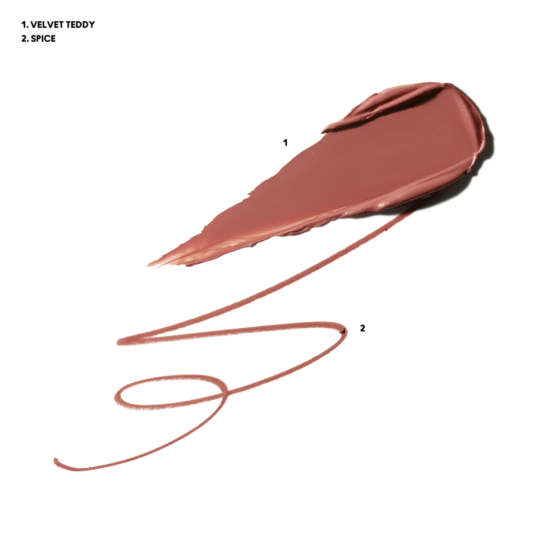 Nude Icons Lip Duo - Lip Pencil + Sleek Satin Lipstick