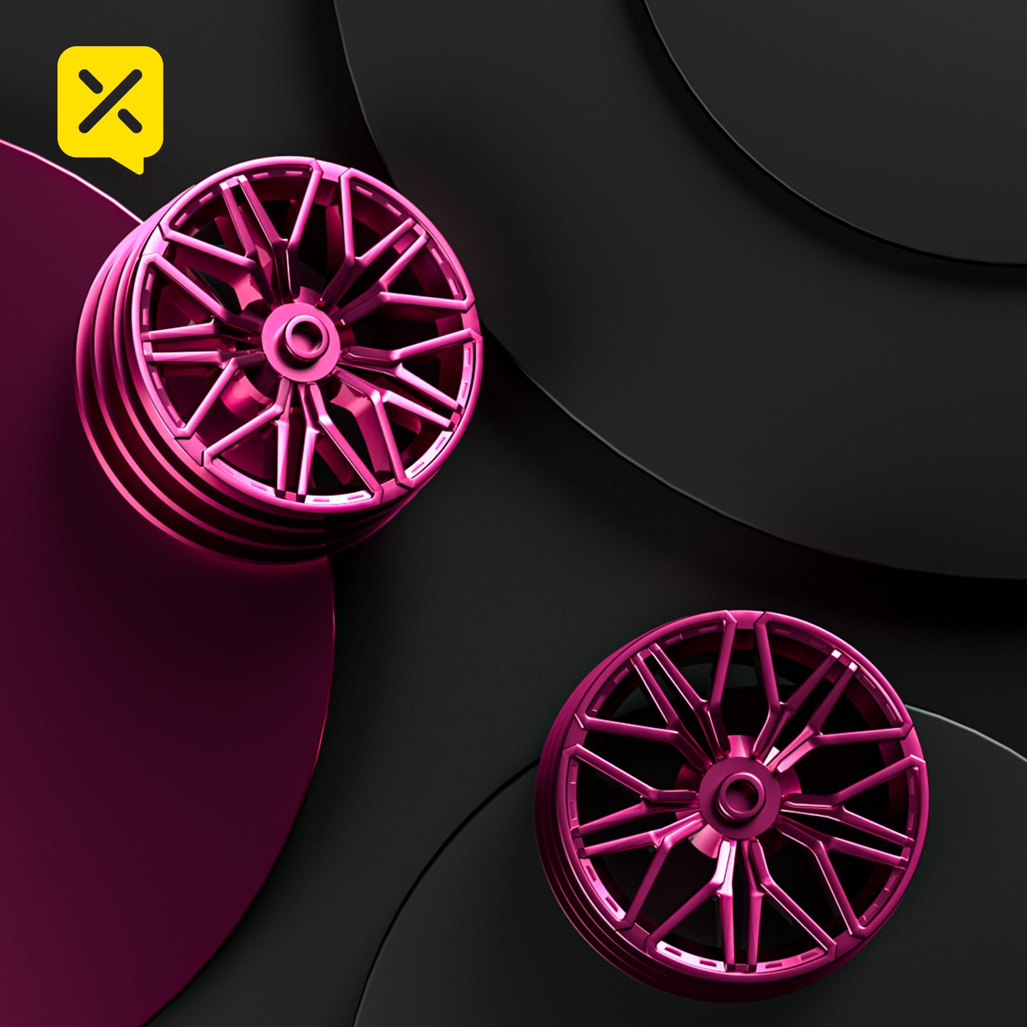 981 building block cars, 1:14 super sports car shape, cool pink appearance, full of scientific and technological design, suitable as a birthday gift for fashion lovers