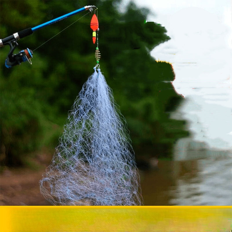 5pcs/set Copper Spring Fishing Net Trap with Luminous Beads