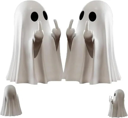 Halloween Ghost Figurine - Spooky Resin Ghost Statue