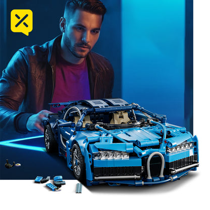 1144 cool building block racing cars, sports car models, super sports car, easy splicing and easy operation, good holiday gifts, suitable for Christmas and other holiday gifts