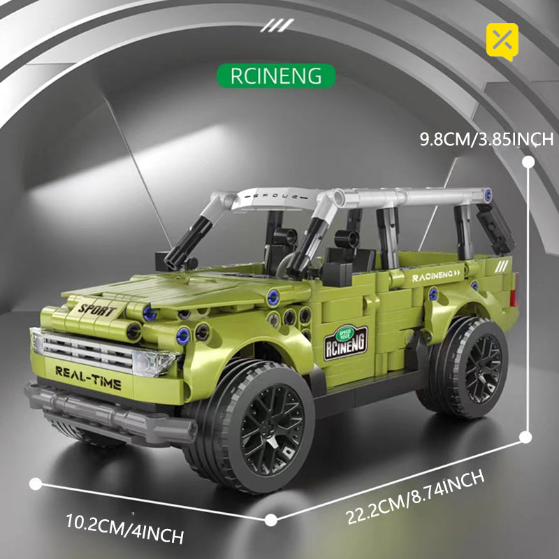 Cool building blocks off-road vehicles, toy off-road racing building blocks model, assembled simple operation, Christmas, Halloween, Thanksgiving gifts