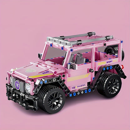 Off-road vehicle building block assembly toy model, cool car assembly is simple and easy to operate, festival gift birthday / Christmas / Halloween / Thanksgiving / New Year gift / party gift