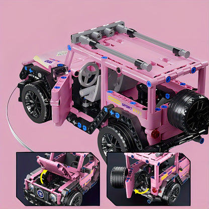 Off-road vehicle building block assembly toy model, cool car assembly is simple and easy to operate, festival gift birthday / Christmas / Halloween / Thanksgiving / New Year gift / party gift