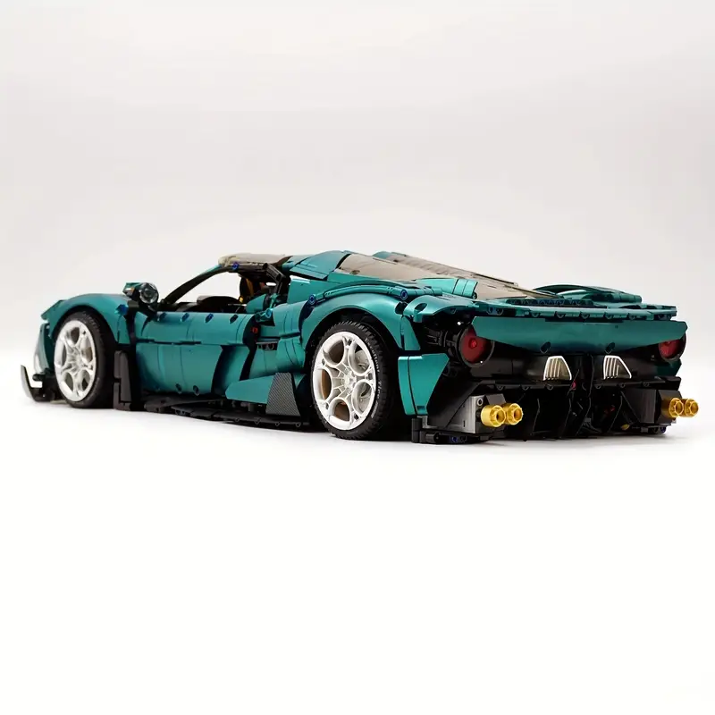 sports car building blocks assembled building block model, splicing simple operation, suitable as a birthday, Christmas, Halloween, Thanksgiving, New Year, party gift