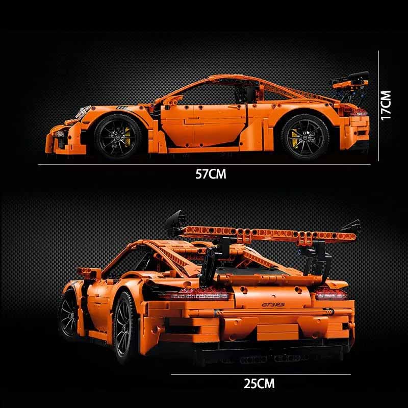 Compatible 42056 MOC Bricks 911 GT3 RS Technicial Car Toys Boys Christmas Gift Kids Constructor Model Building Blocks for Adults