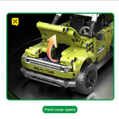 Cool building blocks off-road vehicles, toy off-road racing building blocks model, assembled simple operation, Christmas, Halloween, Thanksgiving gifts