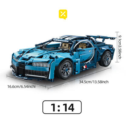 1144 cool building block racing cars, sports car models, super sports car, easy splicing and easy operation, good holiday gifts, suitable for Christmas and other holiday gifts