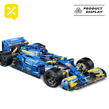 1137PCS creative red Formula F1 racing building blocks toy car, 1:10 classic restoration, restoration of racing machinery, desktop bookshelf ornaments collection preferred! Christmas/Birthday/New Year/Graduation Season/Thanksgiving Gift!