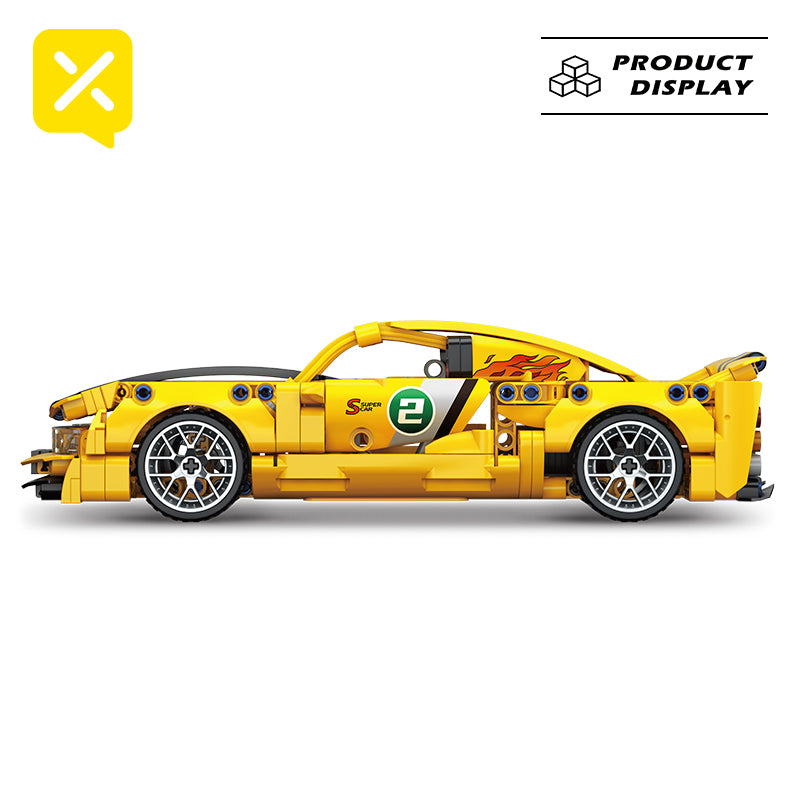 451 PCS classic back building blocks racing! 1:14 realistic restore sports car details, double the fun, finished ornaments & collection of double online, perfect educational toys. Christmas/Birthday/New Year/Graduation Season/Thanksgiving Gift Priority!