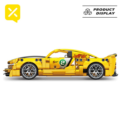 451 PCS classic back building blocks racing! 1:14 realistic restore sports car details, double the fun, finished ornaments & collection of double online, perfect educational toys. Christmas/Birthday/New Year/Graduation Season/Thanksgiving Gift Priority!