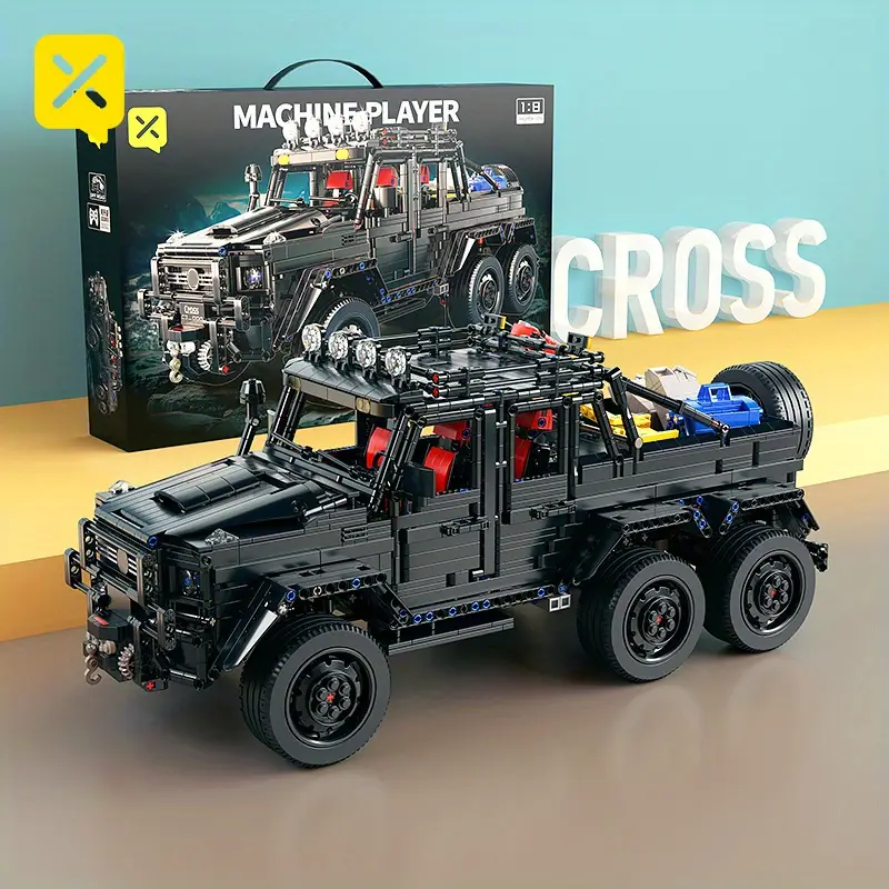 3000pcs cool building blocks off-road vehicle, 1:8 car model, easy to assemble and easy to operate, festival gifts, birthday/Christmas, Halloween, Thanksgiving, New Year gifts