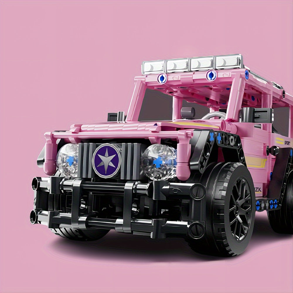 Off-road vehicle building block assembly toy model, cool car assembly is simple and easy to operate, festival gift birthday / Christmas / Halloween / Thanksgiving / New Year gift / party gift