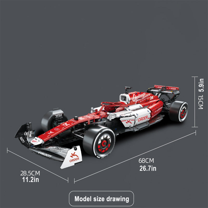 Red and white sports car building blocks toys, cool appearance, educational toys, splicing simple and good operation, festival gifts birthday, Christmas, Halloween, Thanksgiving, New Year gifts, toys for children