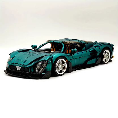 sports car building blocks assembled building block model, splicing simple operation, suitable as a birthday, Christmas, Halloween, Thanksgiving, New Year, party gift