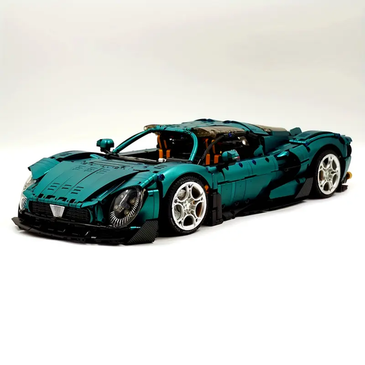 sports car building blocks assembled building block model, splicing simple operation, suitable as a birthday, Christmas, Halloween, Thanksgiving, New Year, party gift