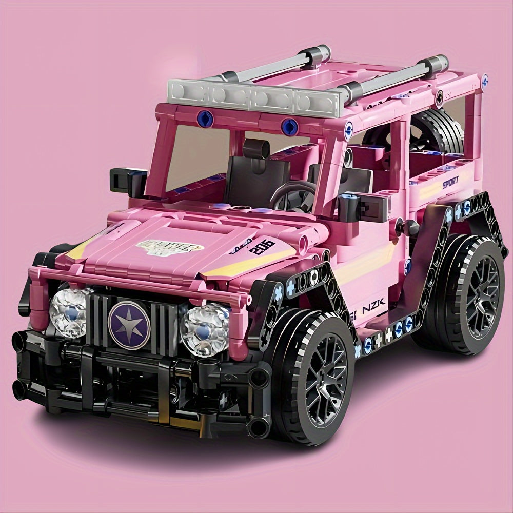 Off-road vehicle building block assembly toy model, cool car assembly is simple and easy to operate, festival gift birthday / Christmas / Halloween / Thanksgiving / New Year gift / party gift