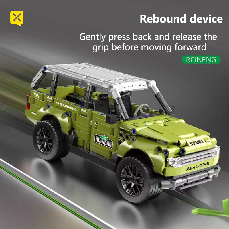 Cool building blocks off-road vehicles, toy off-road racing building blocks model, assembled simple operation, Christmas, Halloween, Thanksgiving gifts