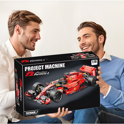 1163 pcs building block car, off-road vehicle racing car, cool black and red appearance science and technology design, splicing is simple and easy to operate, suitable for tide lovers holiday gifts