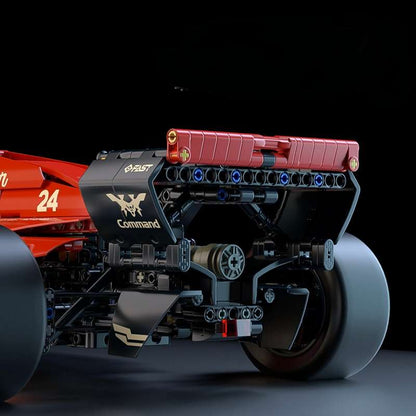 Red and white sports car building blocks toys, cool appearance, educational toys, splicing simple and good operation, festival gifts birthday, Christmas, Halloween, Thanksgiving, New Year gifts, toys for children