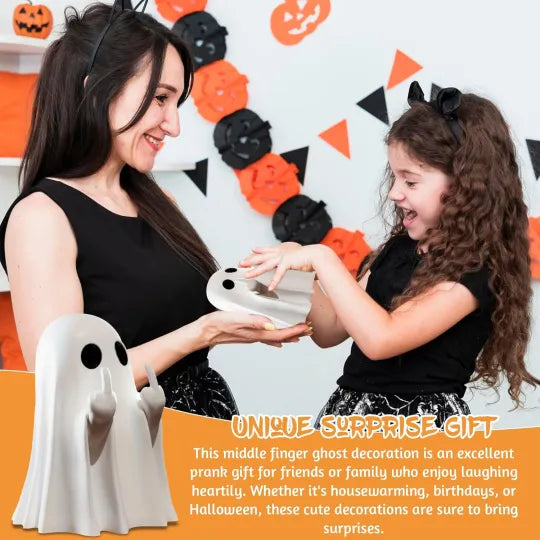 Halloween Ghost Figurine - Spooky Resin Ghost Statue